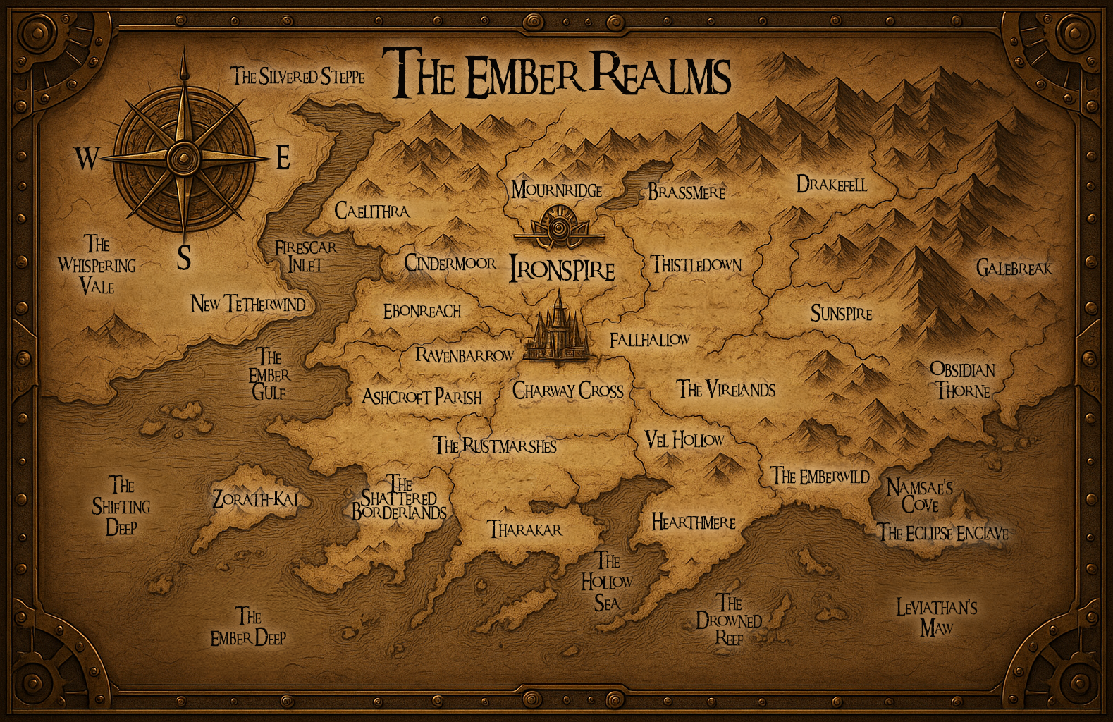 Map of Ember Dream 3 updated